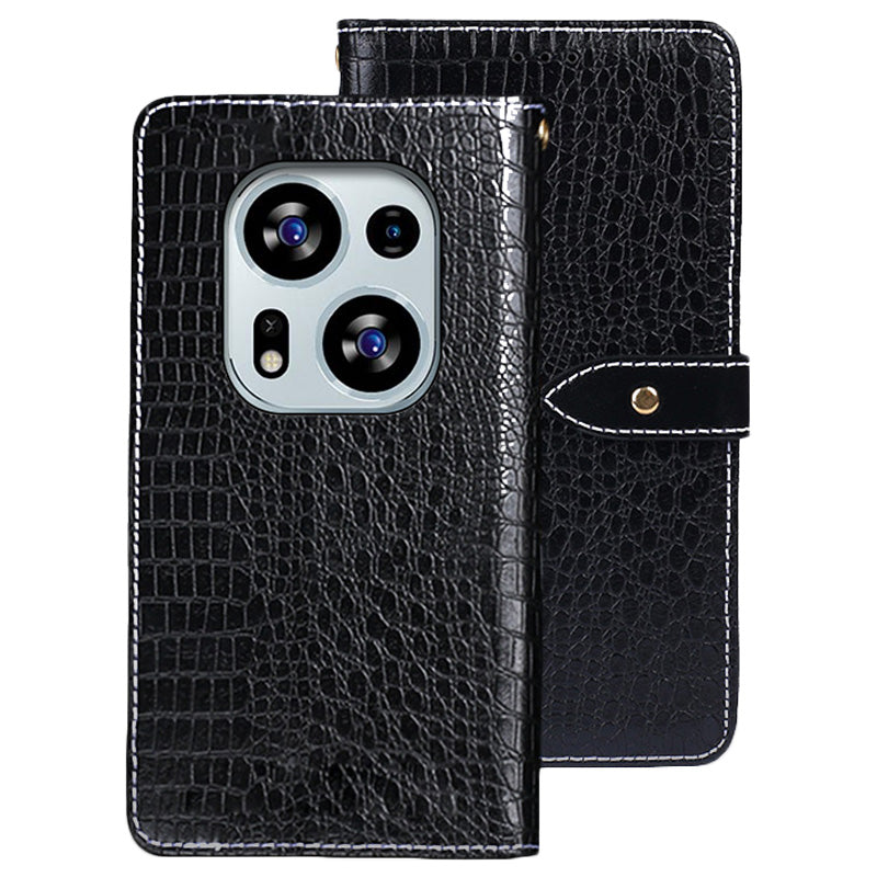IDEWEI For Tecno Phantom X2 5G Crocodile Texture PU Leather Stand Wallet Case Magnetic Clasp Phone Cover IDEWEI For Tecno Phantom X2 5G Crocodile Texture PU Leather Stand Wallet Case Magnetic Clasp Phone Cover